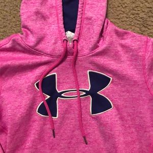 Under Armour Hoodie, Adult XS, Pinkish